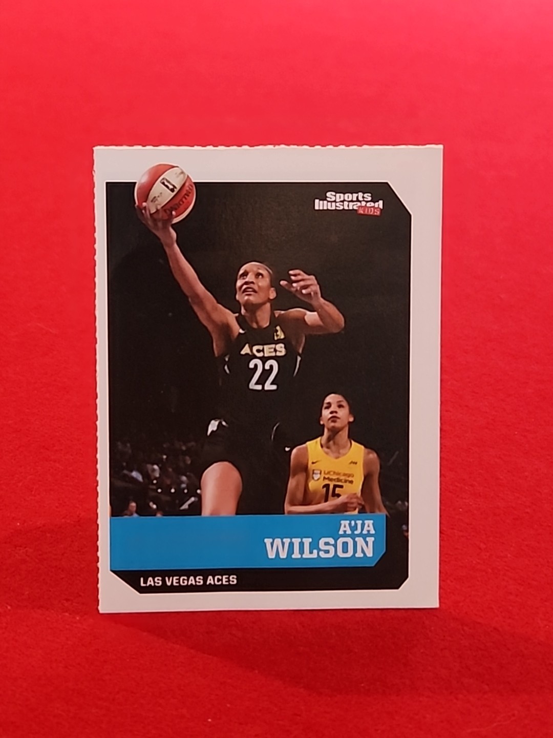 2018 A'ja Wilson Rookie Rc Card Sports Illustrated For Kids Las Vegas Aces