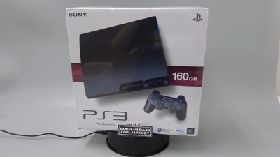 Sony PlayStation 3 Slim 160GB Charcoal Black Home Console - PS3