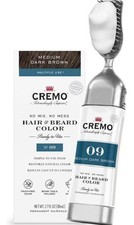 Cremo   HAIR  BEARD COLOR N  9   MEDIUM DARK BROWN   No Mix   No Mess   NEW