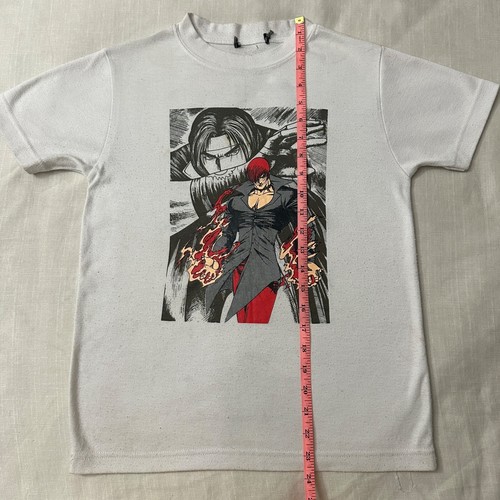 Iori Yagami The King of Fighters Young Men's White T-Shirt size Small - Picture 7 of 8