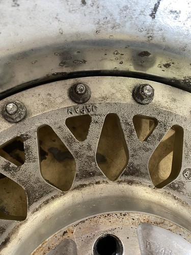 ARE Gold Mesh Wheels American Racing Rims 5x112 mm 16x7 Vintage Benz SL R129 - Picture 11 of 12