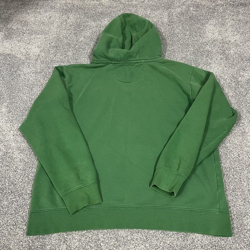 Philadelphia Eagles Kelly Green Hoodie Women's Size L Majestic Fan Drawstring - Picture 7 of 9