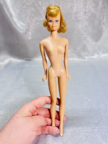 "ORIGINAL 1963 MIDGE Barbie Puppe rotes Haar rothaarig blau Augen Vintage antik 12"" - Bild 2 von 6