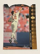 1994 Upper Deck SP Baseball Die Cut #25 - Mark Langston - California Angels