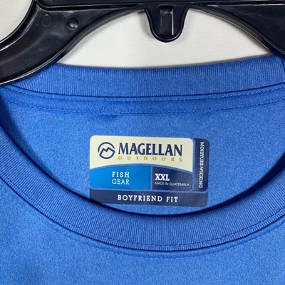 Chemise Boutonnée Magellan Outdoors – Bleu Aster, évacuation D'humidité, Femme XS