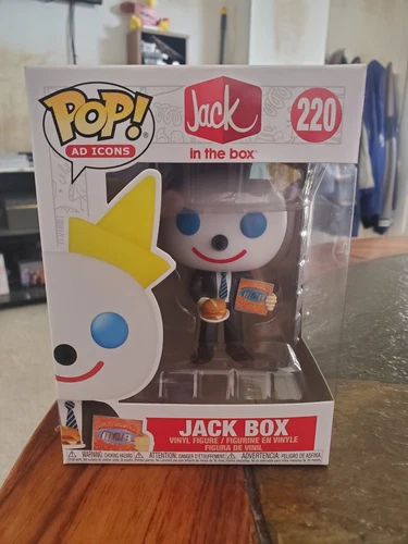 FUNKO POP 2024 Jack in the Box "Jack Box" #220 "Classic Fast-Food Icon"