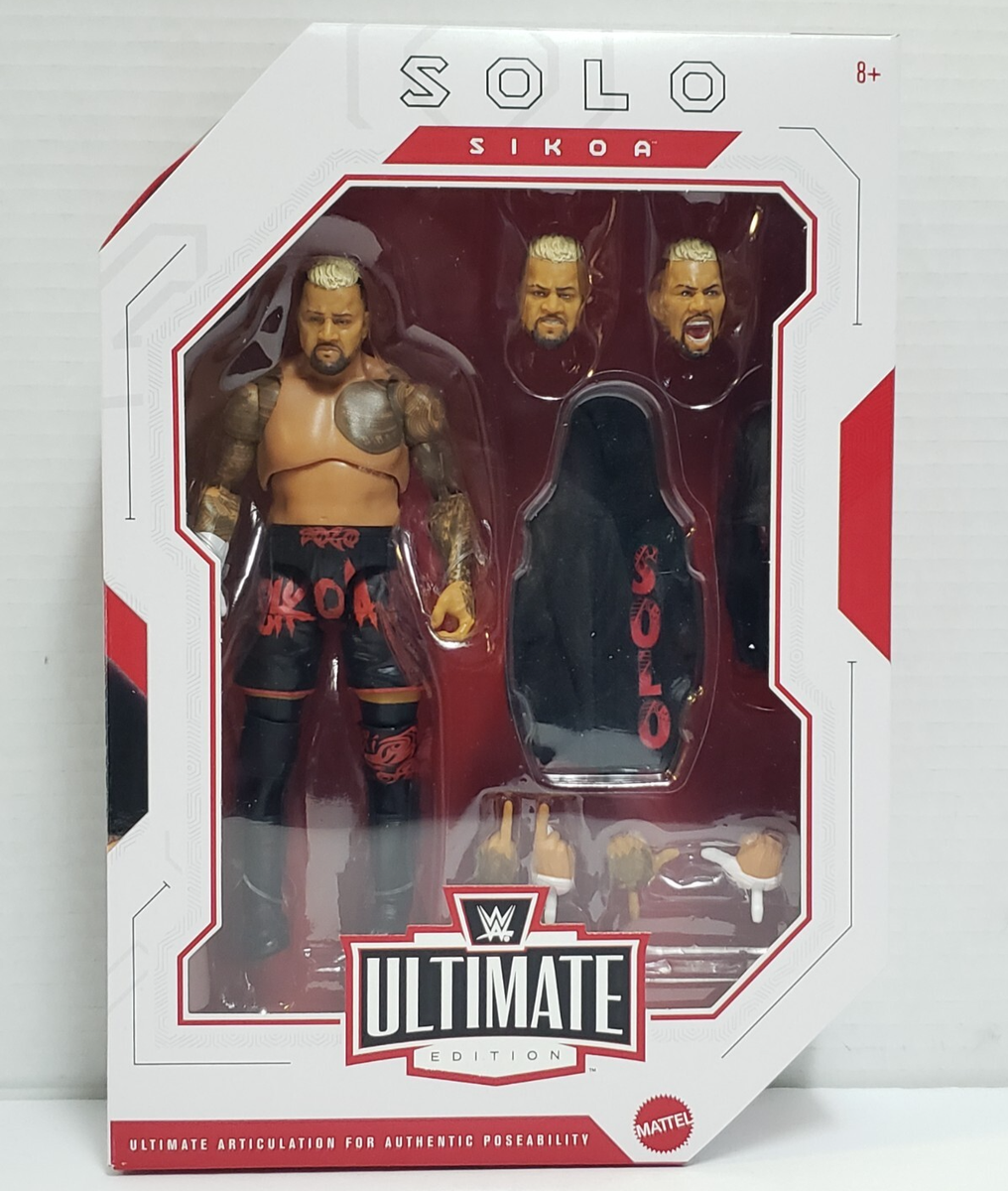 SOLO SIKOA - WWE Mattel Ultimate Edition Series 24 Action Figure NEW MINOR  WEAR | eBay