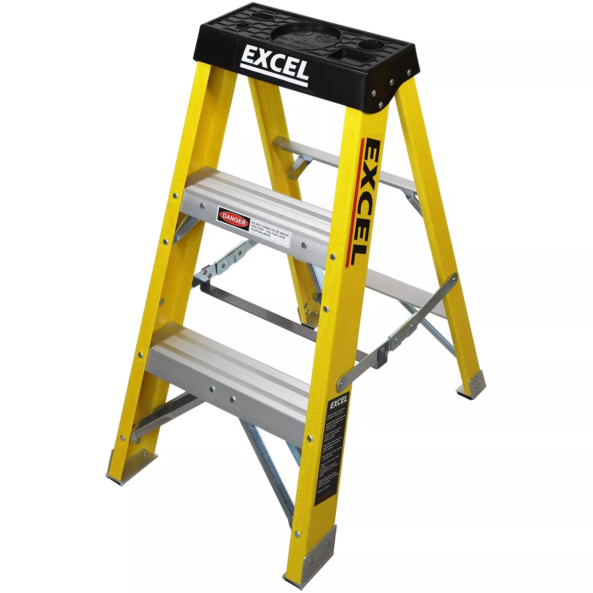3 tread fibreglass step ladder deals