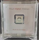 GEIGER Edelmetalle 1 Gram Square Silver Bar .999 Fine w Sealed Assay Case Binary