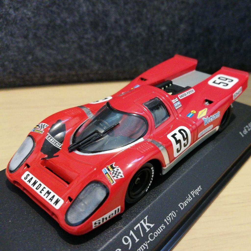 ミニカー MINICHAMPS Porsche 917K 1/43 1/43 MINICHAMPS Porsche 917K 1970 GP de Many Cours #59 Red w