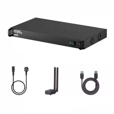 ENC8-1U HDMI-compatible Encoder 100-240V Low Delay Video Decoder w/ WiFi6 Module