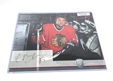 Cam Barker Signed 8x10 Hockey Photo Card Signature Portraits Blackhawks Defense