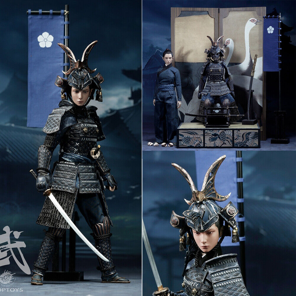 POPTOYS Butterfly Helmet Female Warrior Samurai 1/6 Action POPTOYS Butterfly Helmet Female Warrior Samurai 1/6 Action