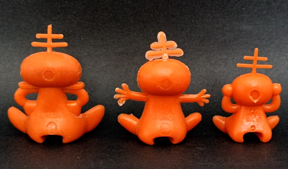 Vtg 60s NABISCO Full Set SPOON MUNCHY CRUNCHY Cereal Premium Alien Rare! PK-96 - Image 2 of 4