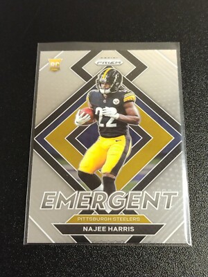  2021 Prizm Najee Harris Rookie EMERGENT Base #E-13 Steelers RC  