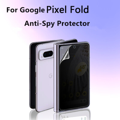 Inner Outer Anti-Spy Hydrogel Film Fr Google Pixel Fold Privacy Screen Protector