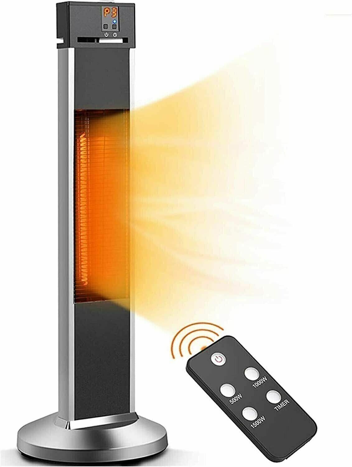 TRUSTECH PD15R Outdoor Patio Infrared Radiant Space Heater W Remote Control  for sale online | eBay