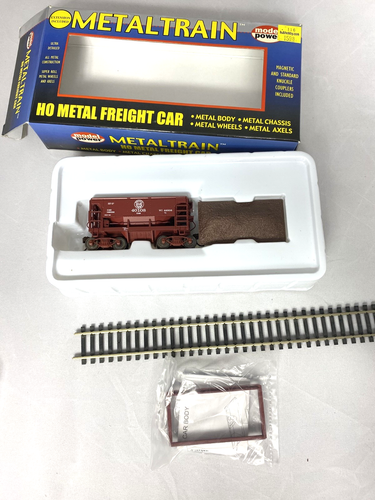 Metal Train Ho Freight Car U-29 Metal Ore Cars #1900 DuluthMesabee&IR RD#40108 - Picture 7 of 11