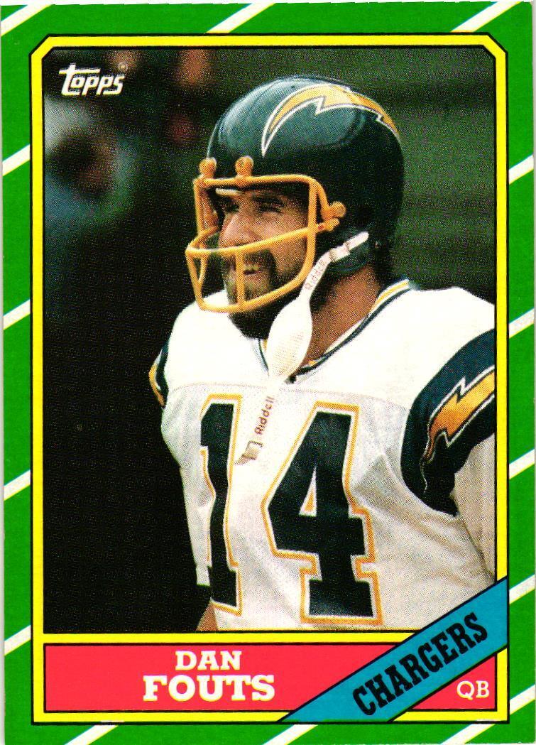 1986 Topps #231 Dan Fouts
