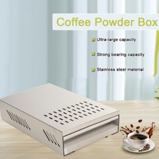 2.5L Coffee Knock Out Drawer Box Commercial Classic Espresso Waste Container Box