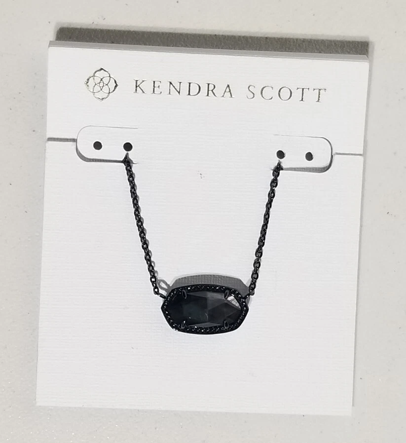 Kendra scott gunmetal necklace deals