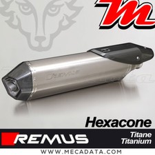 Endschalldämpfer Auspuff REMUS Hexacone Titan KTM 1290 Super Adventure S 2017