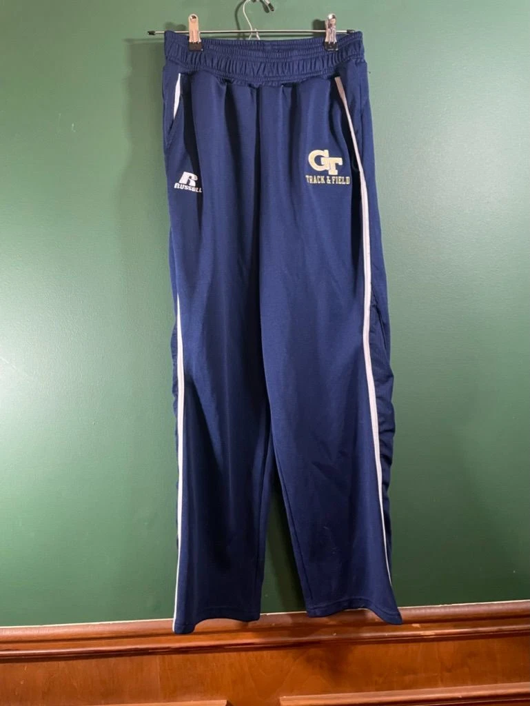 Georgia Tech Track & Field - Russell Athlletics - Men's Blue Jogging Pants - Siz