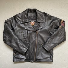 Harley Davidson Women’s Leather Motorcycle Jacket Club Vintage Made In The USA S