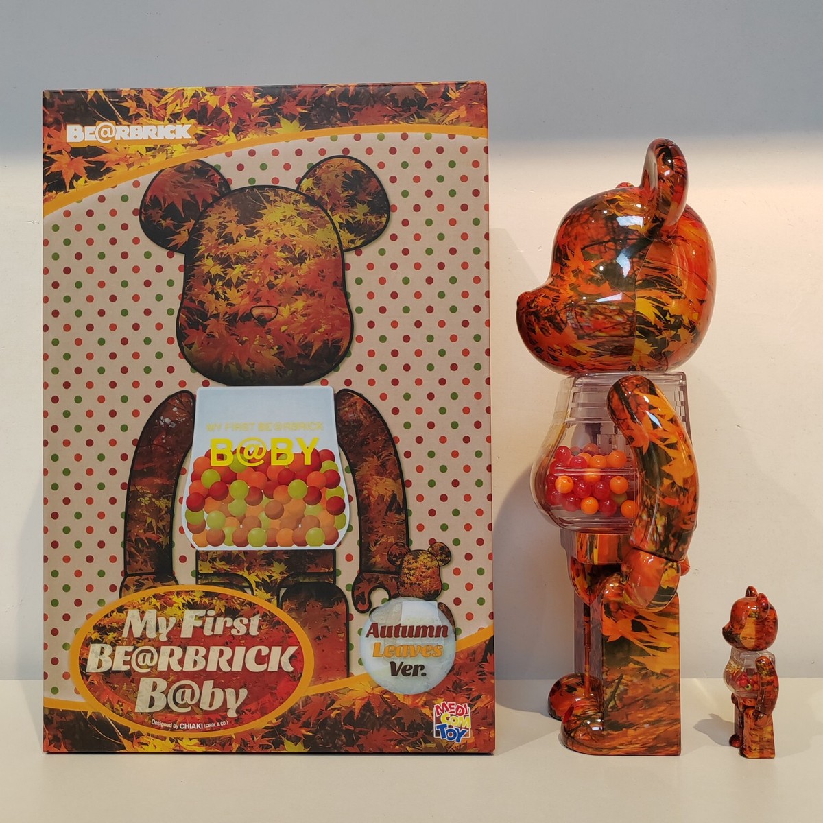 Maple Leaf Bearbrick 400%+100% Set Advanced Edition Block Bear 
