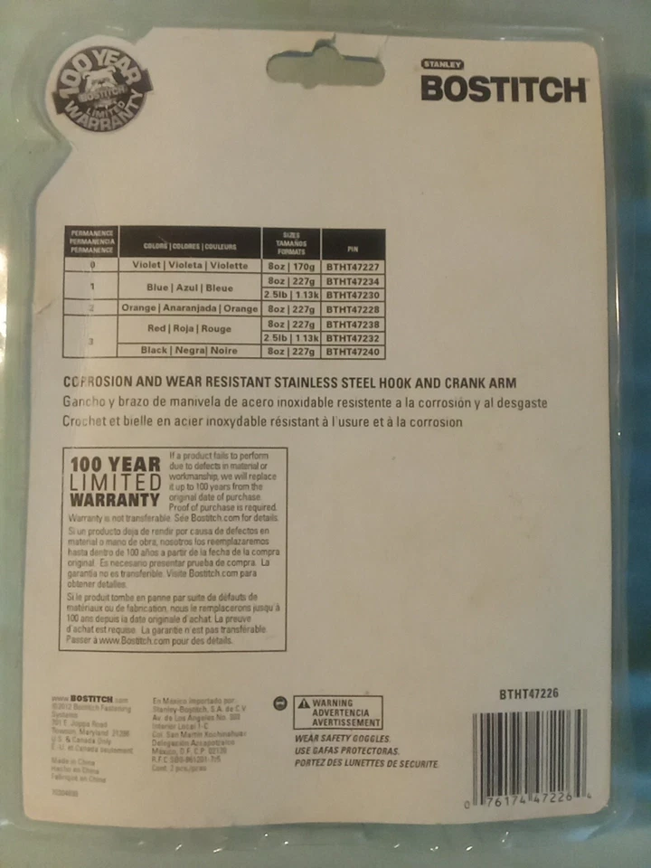 Chalk Line - Stanley Bostitch 4oz aluminio azul - NUEVO Foto 2 de 2
