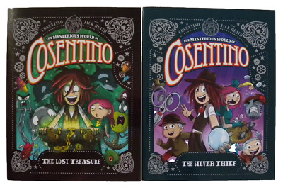 Lot of 2 Mysterious World of Cosentino - The Lost Treasure & The Silver Thief PB