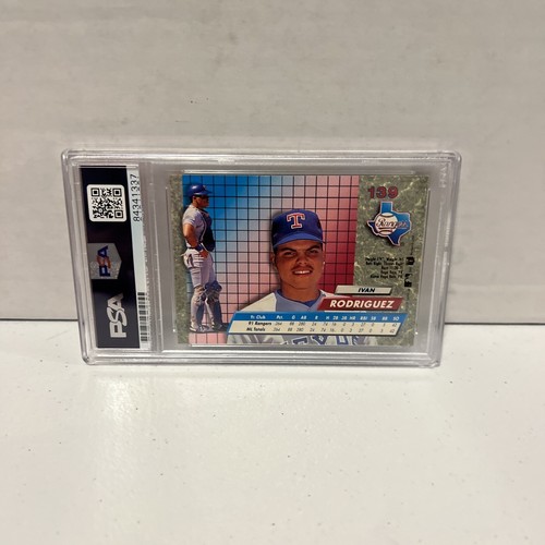Ivan Rodriguez Autographed Signed 1992 Fleer Ultra RK Card #139 PSA Auth Slab - Picture 4 of 5