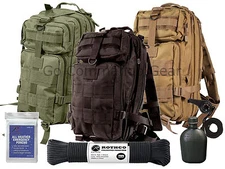 Outdoorsman Pack Bundle - Heavy Duty Transport Bag And Military Survival Gear