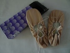 Ballet Split Sole Women's Pink Leather Sz 11 by Dance Class Shoes NEW Unworn