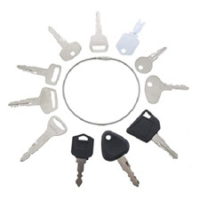 11pc Forklift Key Set for Cat Clark Komatsu Toyota 12343 14607 212 1A X7 787