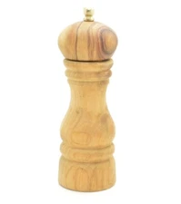 Bisetti Bagnoli & B Firenze Italy Imperia Olive Wood Pepper Mill Grinder 6.5"