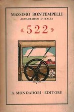 522. Racconto di una giornata - Massimo Bontempelli (A. Mondadori editore)