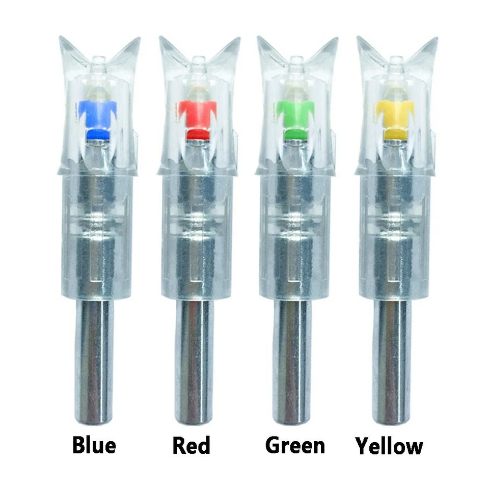 24/12pc Lighted Nocks for Bolts 297-302 Crossbow Bolts ID 300''/7.62mm Half Moon - Image 2 of 4