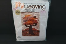 Sunset Jiffy Autumn Tree Weaving Kit with Weaving Frame Betty Miles 1977 NEW