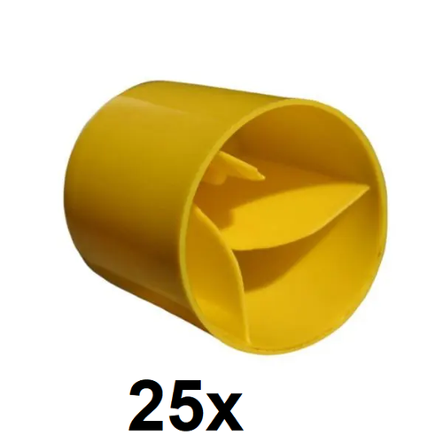 100 Pack Black Star Picket Caps Triangular Caps Fencing Y Post Steel Post Star - Picture 22 of 27