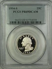 1994-S Washington Quarter 25c Coin PCGS PR-69 DCAM Deep Cameo