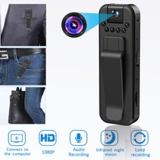 1080P HD Wifi Camcorder Mini Police Body Camera Audio Video DVR IR Night Cam