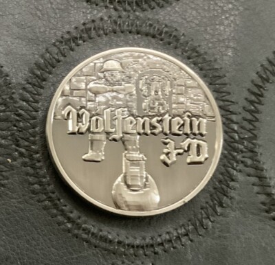 Wolfenstein 3D Collectible Coin - No Color