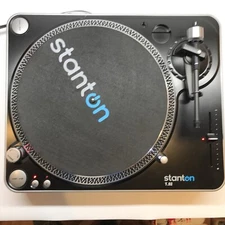 Stanton T.52 Pro DJ Turntable Belt Drive Record Vinyl Player No Needle Arm