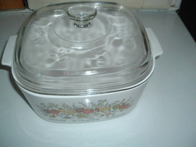 Vintage Corning Ware 1972-1979 5Qt La Marjolaine Spice Of Life A-5-B W/ Lid