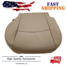 For 09-12 Dodge Ram 1500 2500 Driver Bottom Perforated Leather Seat Cover Tan For 09-12 Dodge Ram 1500 2500 Driver Bottom Perforated Leather Seat Cover Tan