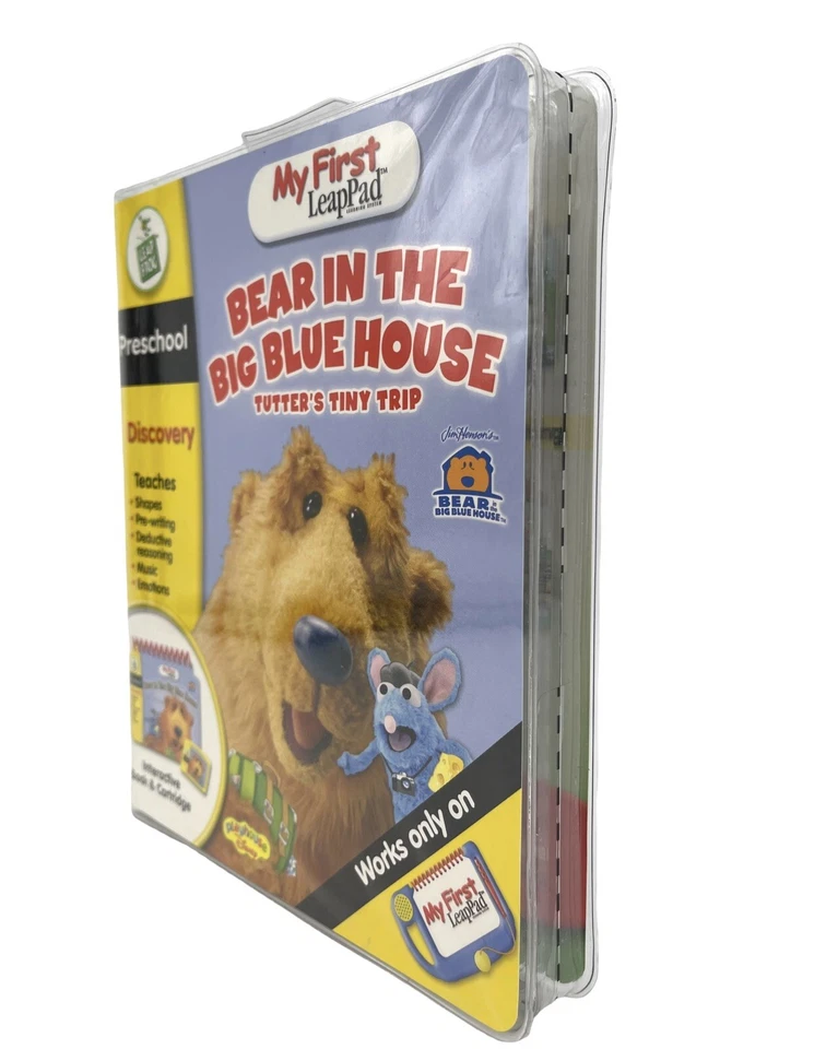 Cartucho de libro preescolar Bear in the Big Blue House: Tutter My First LeapPad Foto 4 de 4