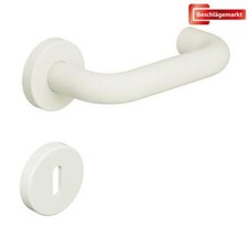 HEWI Türgriff 111 Rosette reinweiß matt Türdrücker BB Drückergarnitur Türklinke
