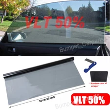 Uncut Roll Window Tint Film 50% VLT 20" In x 10' Ft Feet Car Home Office Glass