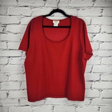 Talbots Sweater Top Womens 2X business office corpcore mature professional plus